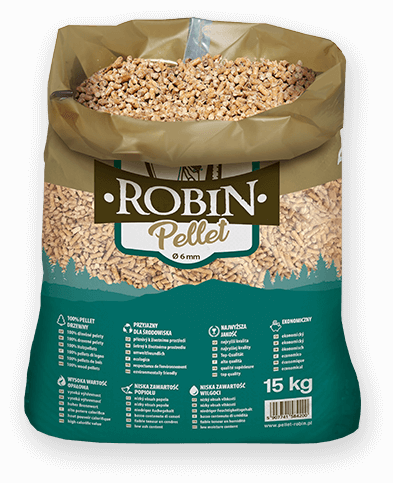worek pelletu opałowego Robin do kupienia w Koninie lub sklepie internetowym